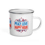 Love & Liberty Enamel Mug