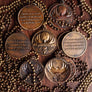 Love Everybody necklaces arranged in a circular pattern