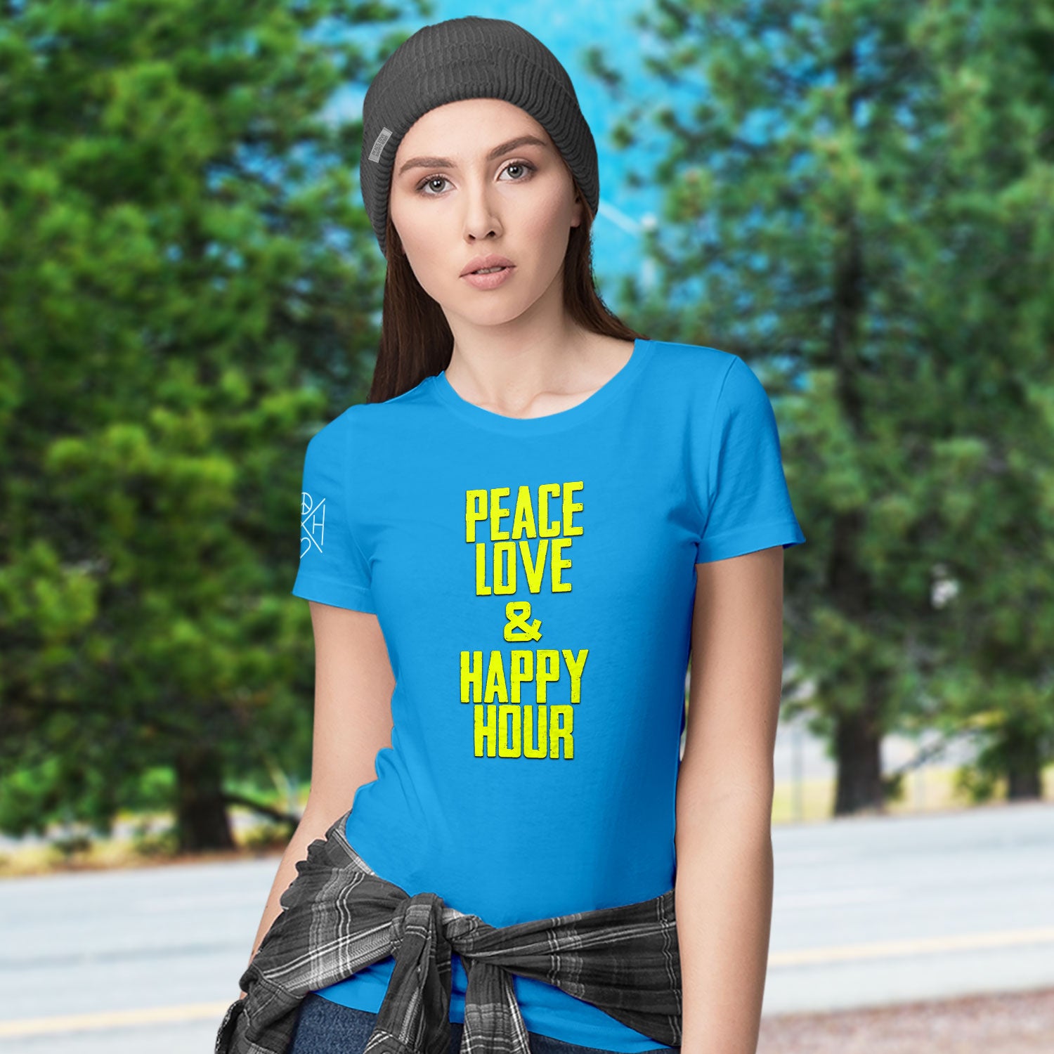 Peace – Vibes T-Shirt Happy Hour Love and Good