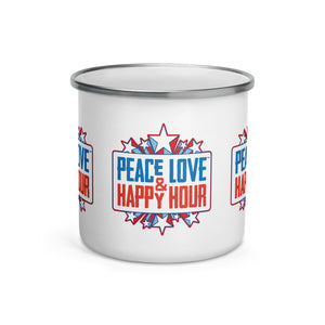 Love & Liberty Enamel Mug