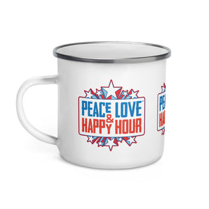 Love & Liberty Enamel Mug