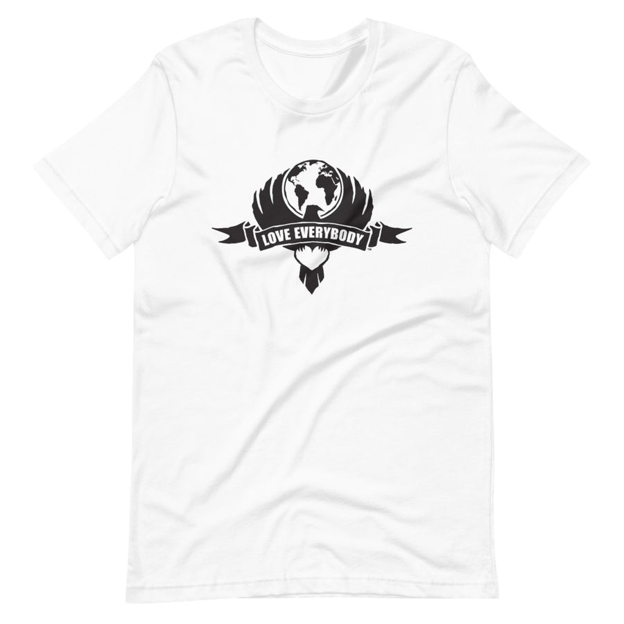 Love Everybody Emblem Unisex White T-Shirt